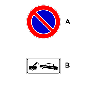 Quiz Patente AB: Il segnale raffigurato indica una zona destinata al  parcheggio con impiego del disco orario